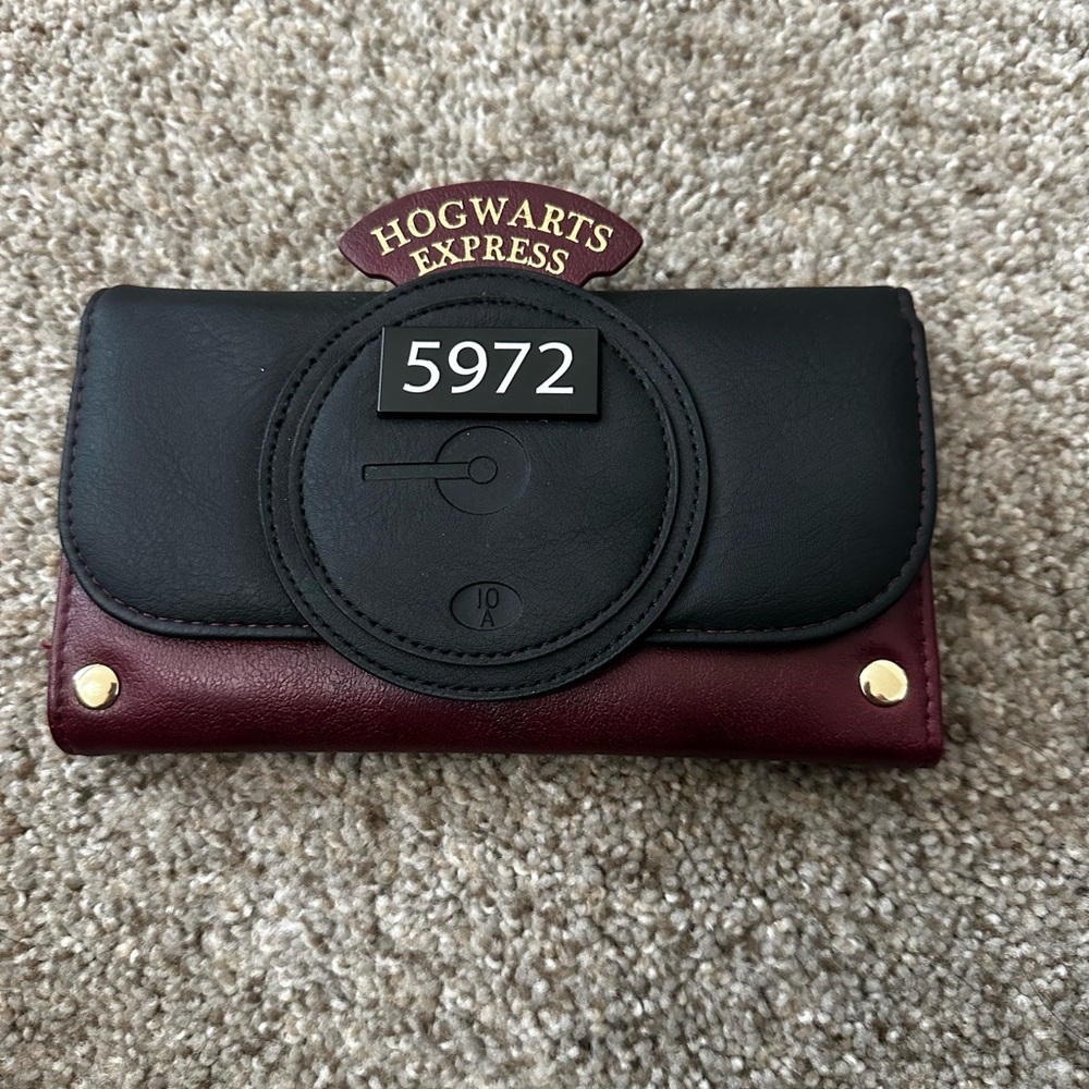 Hogwarts Express Black and Burgundy Wallet